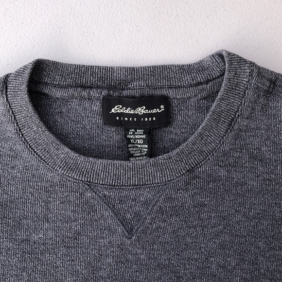 Eddie Bauer Gray Cotton Pullover - Picture 11 of 11